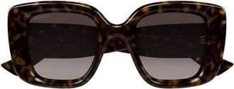 Gucci Gg 1975S Zonnebrillen - Dames - Zonnebrillen - Bruin - 50 MM - Accessoires