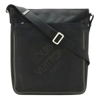 Louis Vuitton Pre-owned Damier Geant Canvas Shoulder Bag - Dames - Pre-owned - Zwart - Maat: ONE Size Tweed