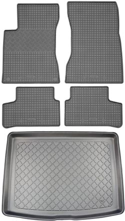 OEM Mercedes Gla H247 Phev Suv (5 Puertas) Desde Abril De 2020. Juego De Alfombrillas De Goma Para Coche Y Alfombrilla Para Maletero