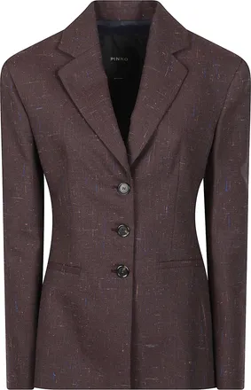 Pinko Malvasia Tailored Lapel Long-Sleeve Jacket