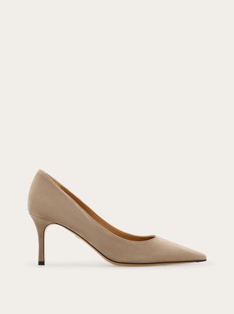 Ferragamo Women Plain pump Beige Size 10.5