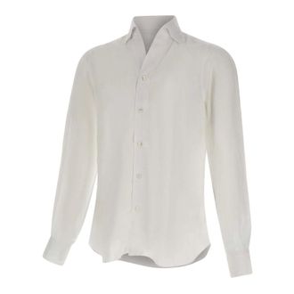 Barba Casual Shirts, male, White, Size: 2XL Culto Shirt