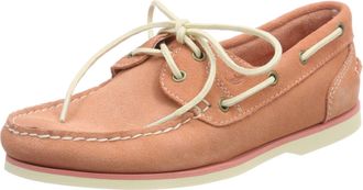 Timberland Women Classic Mocassins, Pink (Crabapple Suede), 4 UK (37 EU)