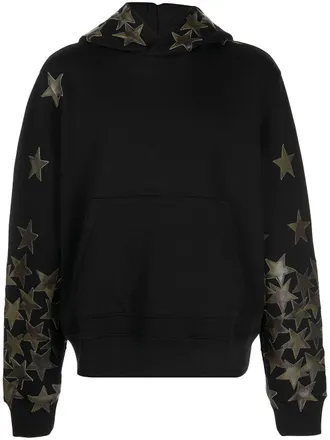 Amiri Hoodie met patch - Zwart
