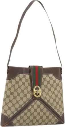 Gucci Pre-owned Shoulder Bags, female, Beige, Size: ONE SIZE Pre-owned Shoulder Bag