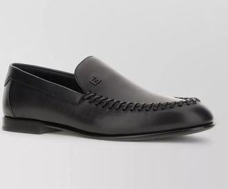 Fendi leather loafers