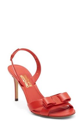 Ferragamo Lida Sandal in Red at Nordstrom Rack, Size 8.5