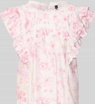 Vero Moda Regular Fit T-Shirt aus Viskose-Mix Modell BLISS in Hellrosa, Gr&ouml;&szlig;e XL