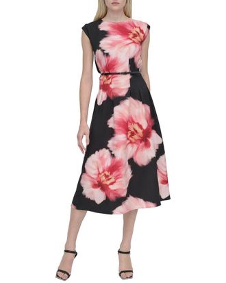 DKNY Dkny Fit & Flare Dress