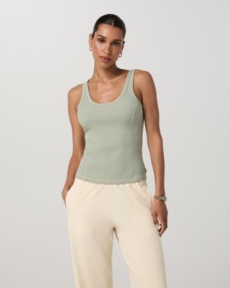 Vuori Clothing Pose Seams Tank Top | Sweet Pea | XS, Size Extra Small