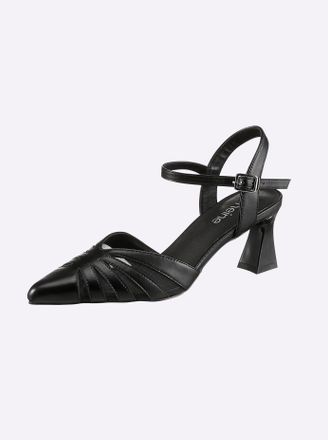 Heine Pumps HEINE, Damen, Gr. 36, schwarz, Synthetik, Schuhe Pumps