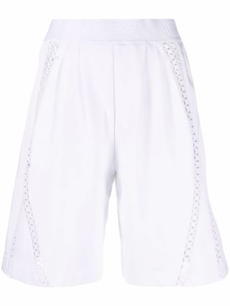 Alberta Ferretti Shorts met uitgesneden detail - Wit
