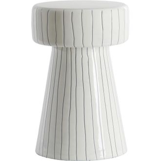 Light & Living Light&living - Tafel Auxiliar Dakwa Brillante Blanco Y Negro