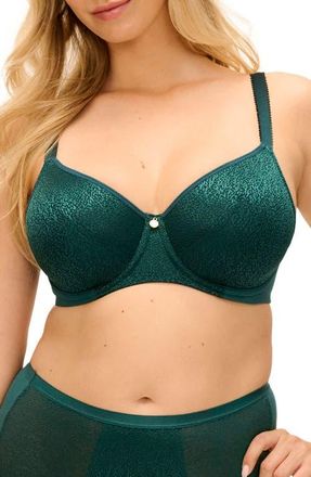 Fantasie Demure Underwire Molded Bra in Forest Green at Nordstrom, Size 30Dd