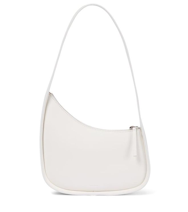 Half Moon leather shoulder bag