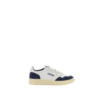 Autry Medalist Low Sneaker - Heren - Sneakers - Wit - 40 EU - Katoen - Schoenen