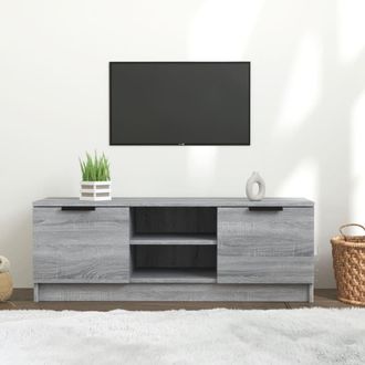 vidaXL Mueble De Tv Madera Contrachapada Gris Sonoma 102x35x36,5 Cm Vidaxl