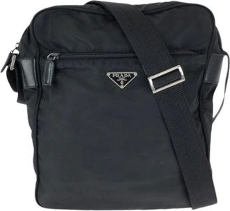 Prada Pre-owned Tessuto Nylon Shoulder Bag - - Pre-owned - Donna - Nero - ONE SIZE