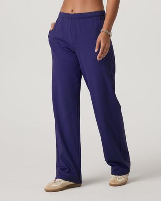 Vuori Clothing Halo Modern Straight Leg Pants | Stellar Sky Heather | XS, Size Extra Small