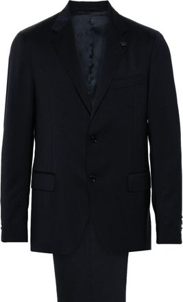 Lardini single-breasted suit - men - Elastane/Cupro/Viscose/Wool - 52 - Blue