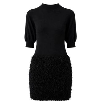 Twinset Party Jurken - Dames - Jurken - Zwart - Maat: XS