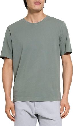 Theory Tinted Crewneck T-Shirt in Tinted Ivy at Nordstrom, Size Xx-Large