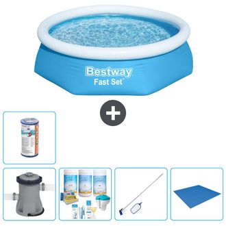 Bestway Piscina Bestway Fast Set Redonda - 244x61 Cm - 8-piezas S22006