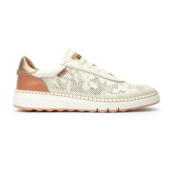 Pikolinos Arenas Perforated Sneaker - Dames - Sneakers - Wit - 42 EU - Leer - Schoenen