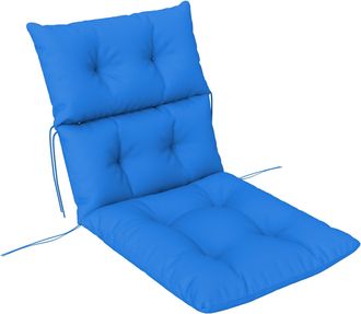 OUTSUNNY Adirondack Chair Cushion Rocking Chair Cushion W/ Ties - Blue | TJ Hughes