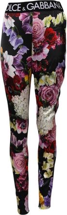 Dolce & Gabbana Dames, Broeken, Veelkleurig, Maat: S Nylon