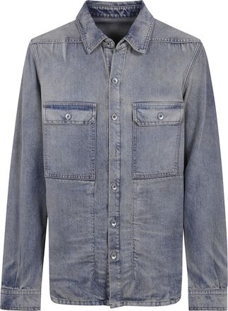 Rick Owens Jacket Denim Outershirt Jacket