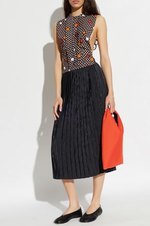 Maison Margiela Top With A Decorative Scarf, Womens, Multicolour