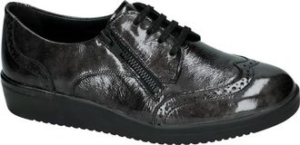 Solidus Kathy - Dames - Veterschoenen - Zwart - 41 1/2 EU - Leer - Schoenen