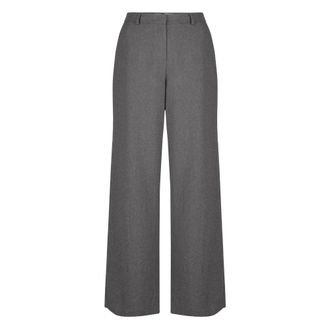Bomboogie Wollen Palazzo-broek - Dames - Broeken - Grijs - Maat: XS Wol