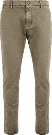 Bomboogie Pantaloni Chino Slim Fit - - Trousers - Uomo - Marrone - W40