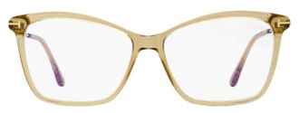 Tom Ford TF5687-B Blue Block Optical Eyeglasses - Beige