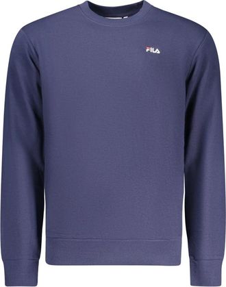 Fila Leverano Sweatshirt met lange mouwen - Heren - Sweatshirts - Blauw - XL - Katoen - Hoodies & sweatvesten