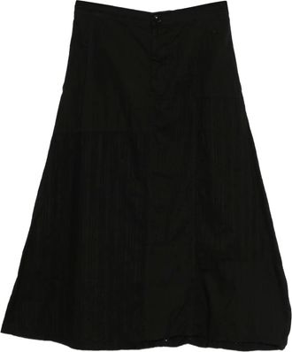 Yohji Yamamoto twill skirt - Black