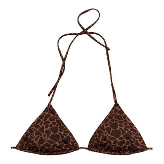 Saint Barth Bikinis, female, Brown, Size: S Leah Triangle Top