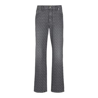 Balmain Hombre, Vaqueros, Gris, Talla: W34