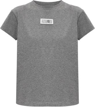 Maison Margiela T-shirt met opgestikte zak - Grijs