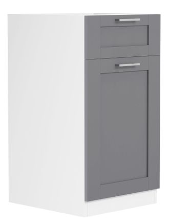 ebuy24 Gabinete De Cocina Vcm Dimensiones Aprox. Al. 82 X An. 40 X T. 46 Cm Gabinete Inferior Con Puerta Giratoria Y Caj&oacute;n En Estilo Casa De Campo Muebles De