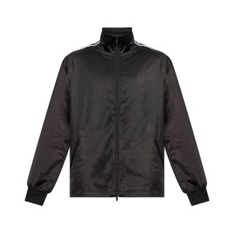 Yohji Yamamoto Giacca Satin Gradient 3-Stripes Track Top - - Jackets - Uomo - Nero - S