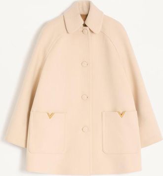 Valentino Caban In Wool Drap Donna BETULLA 36