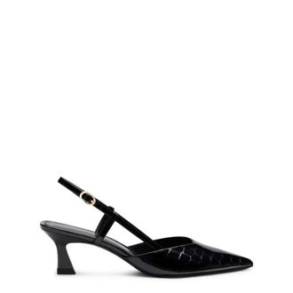 Stuart Weitzman Vinnie 50 Slingback - Shoes - Mujer - Negro - 38 1/2 EU