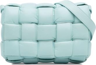 Bottega Veneta 2012-2023 Intrecciato Padded Cassette crossbody bag - women - Calf Leather - One Size - Blue
