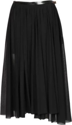 Philosophy di Lorenzo Serafini Stretch Tulle Rok - Dames - Midirokken - Zwart - M - Rokken