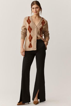 Paige Sofia Split-Hem Pants