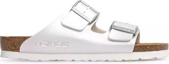 Rohde Flat Sandalen - Dames - Sandalen - Wit - 35 EU - Schoenen