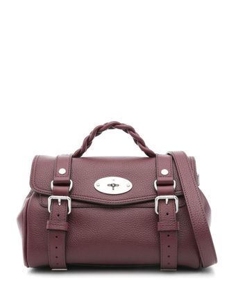 Mulberry mini Alexa buckle satchel - women - Calf Leather - One Size - Red